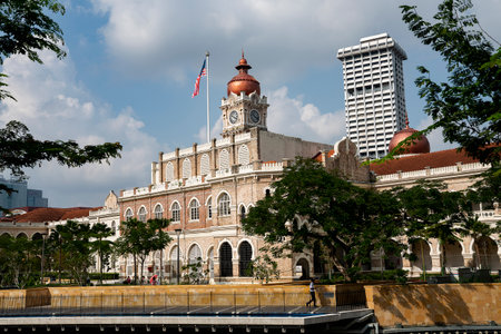 The Sultan Abdul Samad Building Kuala Lumpur, Malaysiaのeditorial素材