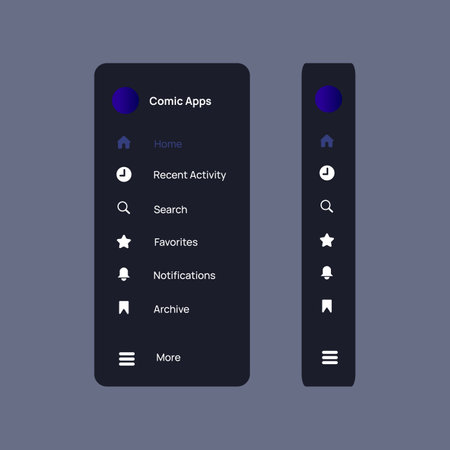Modern UI UX GUI screen template for mobile app or web design.のイラスト素材