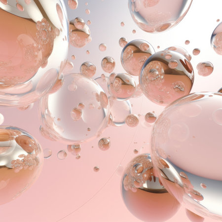 Abstract background with water dropsの素材