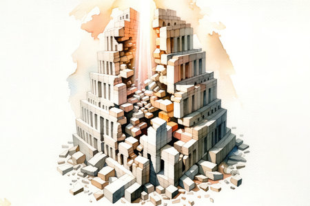 The fall of the Tower of Babelの素材