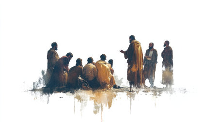 Indian people on the Ganga river in Varanasi, Indiaの素材