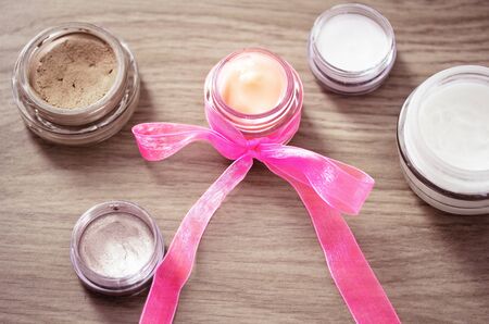 skincare products desaturated except favorite product
