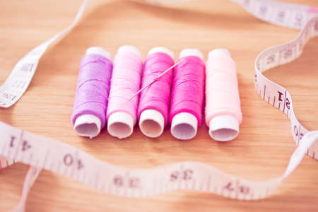 colorful sewing kit