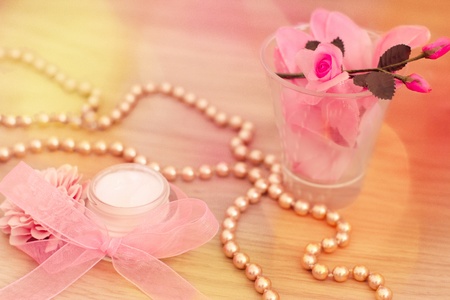 example of luxury spa beauty productsの写真素材