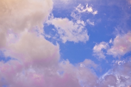 bright blue sky looking serene, heavenly