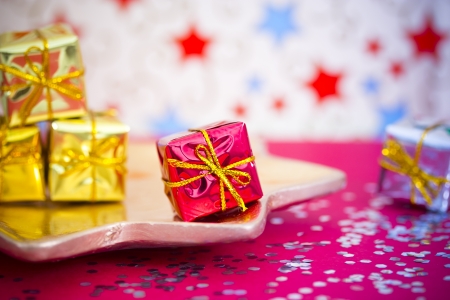 Christmas decoration of a little gift