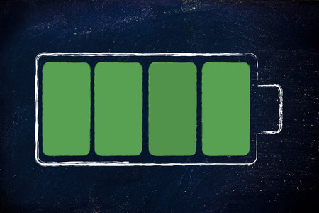 design of a full battery level の写真素材