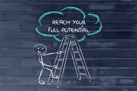 ladder to success, reach your own goals, chase your own dreams