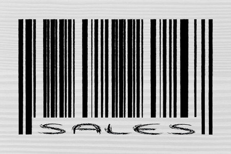 product  bar code design with sale or marketing promotional offerの写真素材