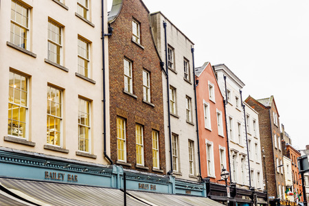 DUBLIN, IRELAND - 18th March, 2017: beautiful architecture in Dublin's city centre near Grafton Streetのeditorial素材