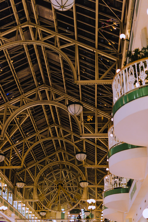 DUBLIN, IRELAND - February 3rd, 2018: interior of Stephen's Green shopping centre in Dublinのeditorial素材