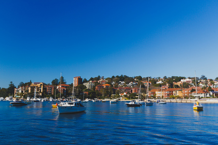SYDNEY, AUSTRALIA - July 12th, 2013: beautiful bay surrounding Sydney Harbourのeditorial素材