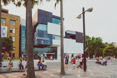 SYDNEY, AUSTRALIA - December 16th, 2013: exterior of the Sydney Museum of Contemporary Artのeditorial素材