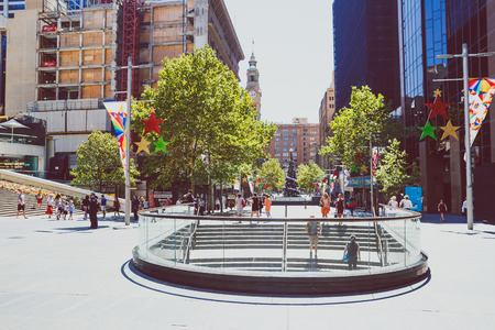 SYDNEY, AUSTRALIA - December 16th, 2013: buildings and architecture in Sydney Central Business Districtのeditorial素材
