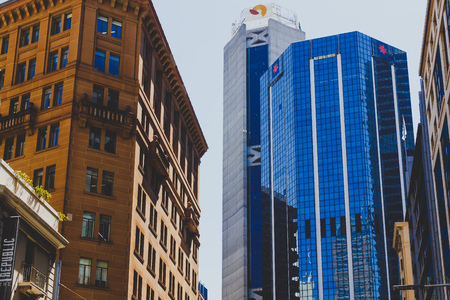 SYDNEY, AUSTRALIA - December 16th, 2013: buildings and architecture in Sydney Central Business Districtのeditorial素材