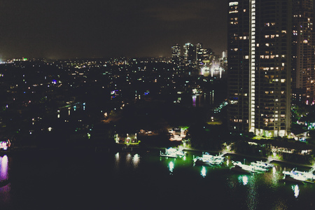 GOLD COAST, AUSTRALIA - December 30th, 2013: detail of the coastline and skyscrapers in Surfers...