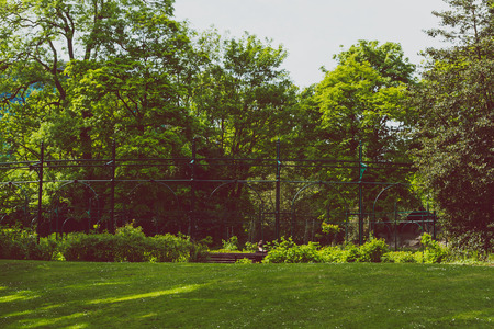 DUBLIN, IRELAND - May 20th, 2018: detail of the Iveagh Gardens in DUblin city centre just off Harcourt Streetのeditorial素材