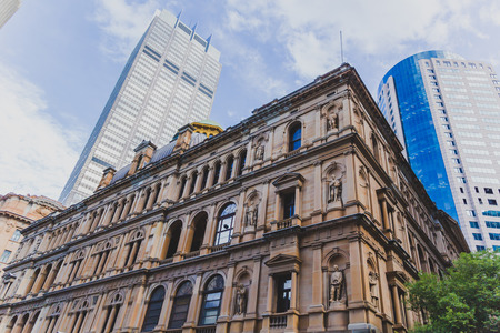 SYDNEY, AUSTRALIA - December 26th, 2014: detail of the historical The Rocks area of Sydney CBDのeditorial素材