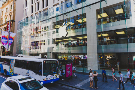 SYDNEY, AUSTRALIA - December 26th, 2014: architecture in the streets of Sydney Central Business...