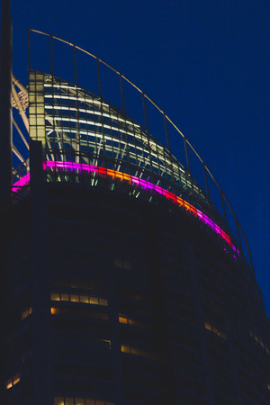 GOLD COAST, AUSTRALIA - January 10th, 2015: the top of the Q1 building in Surfers Paradise by night