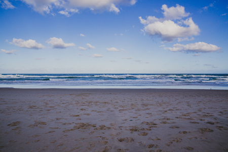 GOLD COAST, AUSTRALIA - January 7th, 2015: view of Main Beach in Gold Coast, the area features...