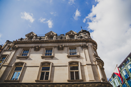 LONDON, UNITED KINGDOM - August 21st, 2018: architecture in London city centre in Regent Street