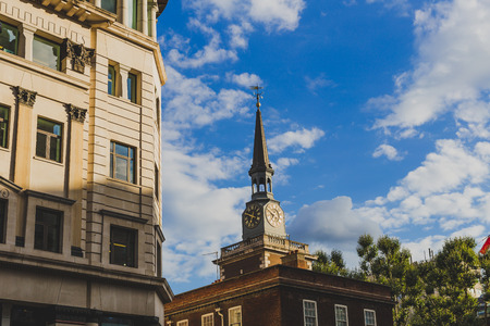 LONDON, UNITED KINGDOM - August 13th, 2018: architecture in London city centre in Piccadilly Streetのeditorial素材