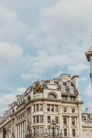 LONDON, UNITED KINGDOM - August 23rd, 2018: architecture in London city centre in Piccadillyのeditorial素材