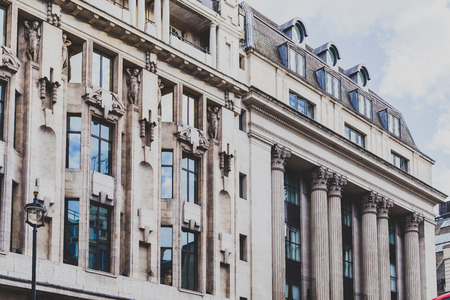 LONDON, UNITED KINGDOM - August 13th, 2018: architecture in London city centre in Piccadilly Streetのeditorial素材