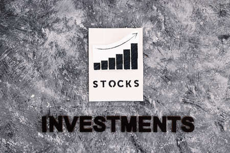 investment options and building wealth conceptual image, stock markets icon with Opportunity text underneathの写真素材