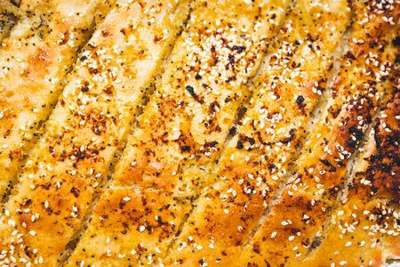 healthy plant-based food, homemade rosemary focaccia bread