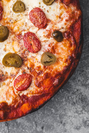 jalapeno cherry tomato pizza, vegetarian food recipes