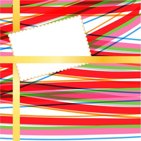 gift card on abstract backgroundのイラスト素材