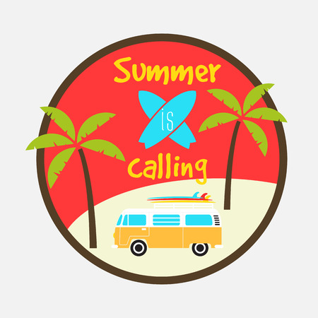 summer is callingのイラスト素材