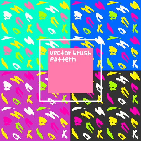 brush pattern background,doodle brush sketchのイラスト素材