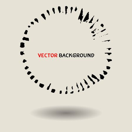 circle brush texture background, grunge backgroundのイラスト素材