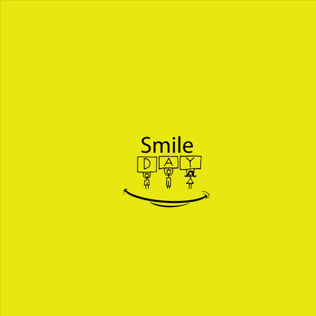 Smile icon Vector Template Designのイラスト素材