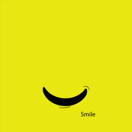 Smile icon Vector Template Designのイラスト素材