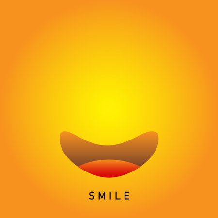 Smile icon Logo Vector Template Designのイラスト素材