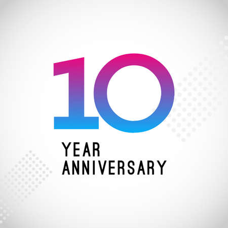 20 Year Anniversary Logo Vector Template Design Illustration White Colorのイラスト素材