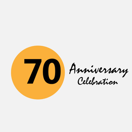 150 Set Year Anniversary Celebration Yellow Color Vector Template Design Illustrationのイラスト素材