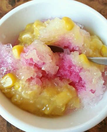 Indonesian Es Jagung or Air Batu Campurの素材