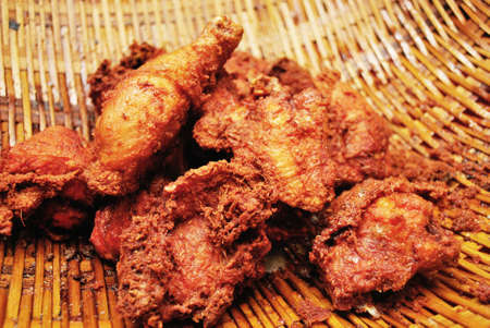 Malaysian style fried chicken is readyの写真素材