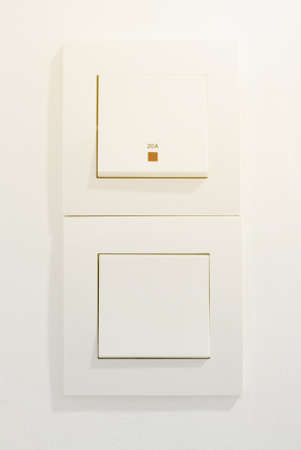 Modern design of electrical switches.