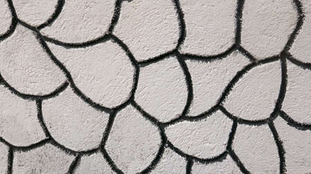 White and black wall pattern and textured.