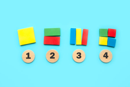 Educational toys, Cognitive skills, kid development logical thinking concept.Number sort to a...