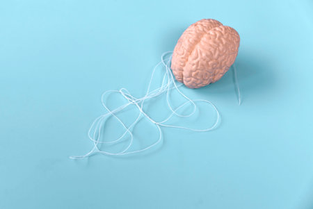 Human Brain Model on Tangled White Thread for Complex Thought Representation
