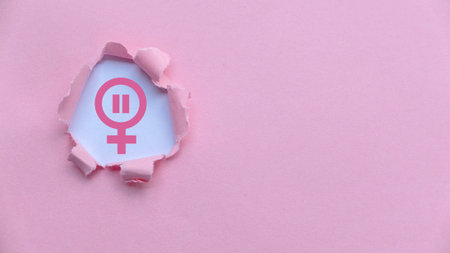 Understanding Menopause: A Creative Representation of Change and Transitionの写真素材