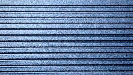 Gray texture horizontal stripes of metal cover