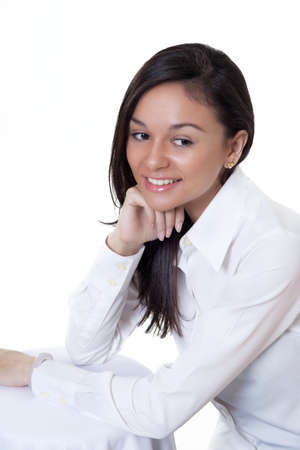 Beautiful business women with a big smile の写真素材